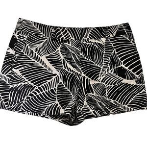 Ann Taylor Loft Women's Black and White Chino Original Style Shorts Sz 8